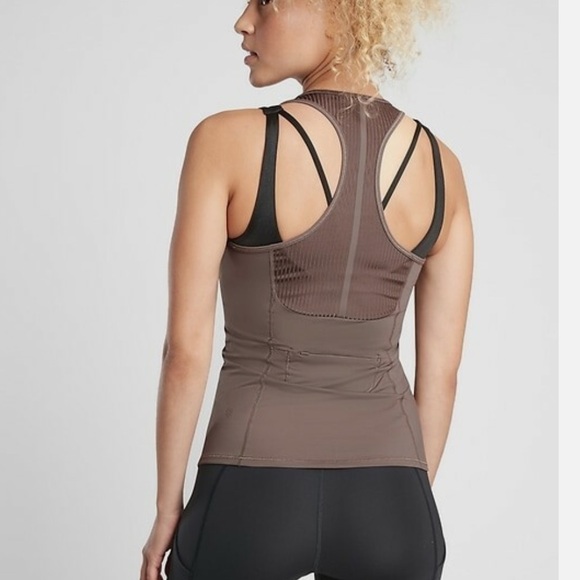 Athleta small brown Racerback tank - Picture 3 of 6